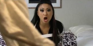 Asian Babysitter Gagged With Mom’s Dirty Panties – BDSM Gif A photo showing an Asian babysitter in bondage is about to be gagged with mom's dirty panties