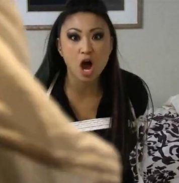Asian Babysitter Gagged With Mom’s Dirty Panties – BDSM Gif A photo showing an Asian babysitter in bondage is about to be gagged with mom's dirty panties