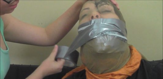 Fat Girl Needs EXTREME Multi Layered Gags Fat bbw woman massively gagged