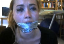 Misha Mayfair BDSM gagged tight