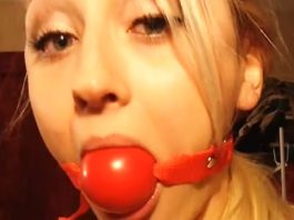 Blonde Amateur Loves Sexy BDSM Gagging – Selfgags Kamilla Kaboose ball gagged and drooling in video for Selfgags