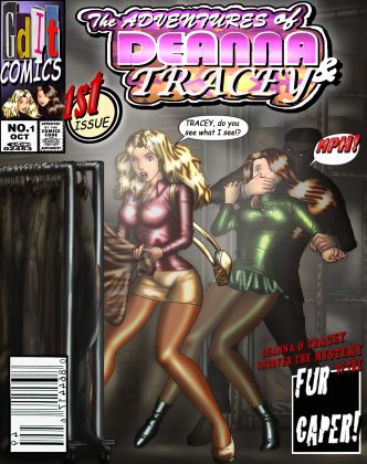 Deanna and Tracey bondage comic - the fur caper