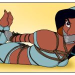 Princess-Jasmine-Hogtied-Tape-Gagged