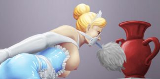Cinderella Doing House Cleaning Duty – BDSM Art