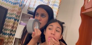 18-Year-Old Girl Bound By Kinky Witch – Selfgags A scary witch has gagged a cute girl with panties and she is now preparing to use duct tape on her mouth, too