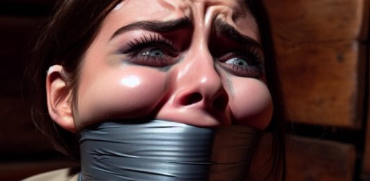 Kidnapped Girl Scouts In The Cabin – AI Art