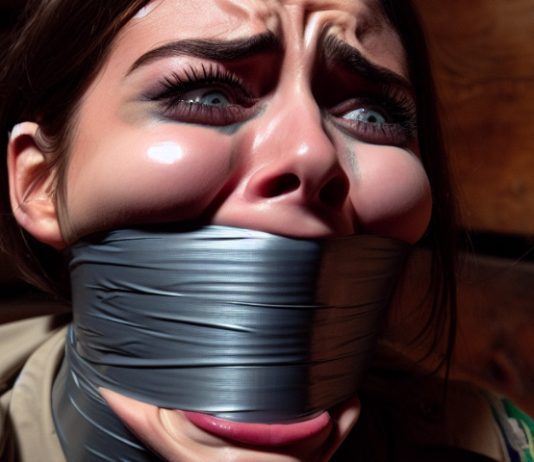 Kidnapped Girl Scouts In The Cabin – AI Art