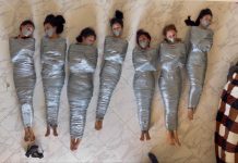 7-girls-mummified-tape-gagged