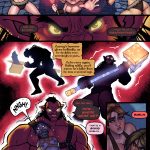 An erotic BDSM comic featuring four heroines in Goblin Town, facing bondage, submission, and dark desires from goblins as they endure intense sexual torment and struggle to escape.