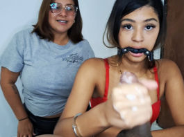 Anastasia Espinoza Gagged & Handjob Trained – Selfgags 18-year-old Latina Anastasia Espinoza is ball gagged and handjob while giving a POV handjob in this scene from Selfgags
