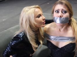 Blonde Burglar Handgags & Panty Gags Innocent Lady Bound-Gagged-By-Sexy-Bitch-Part-1-Selfgags