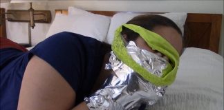 Backstabber Roommate Hogtied: Juicy Gag & Smell Torment