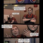 Illustrated panel from the BDSM comic "Backyard Garden Part 2," depicting widowed socialite Christina Douglas and her daughter Anne in escalating scenes of blackmail, rope bondage, gagging, domination by gardeners John and Jimmy, family humiliation, power reversals, and submissive torment in a luxurious estate setting.