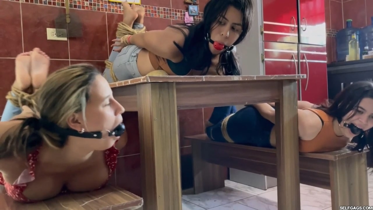 3-Chicks-Hogtied-And-Ball-Gagged-22