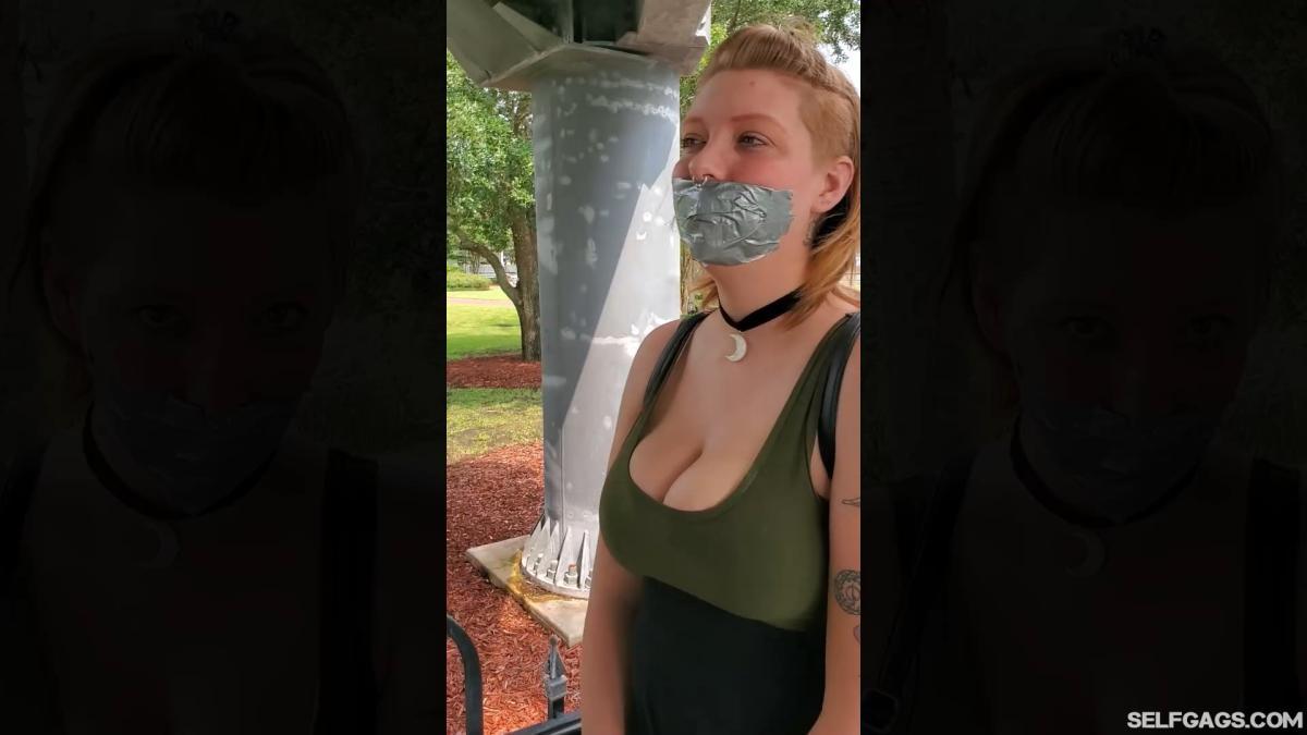 American-Girl-Gagged-In-Public-7