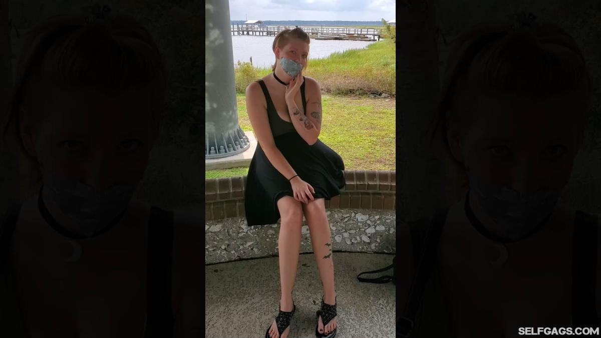 American-Girl-Gagged-In-Public-8