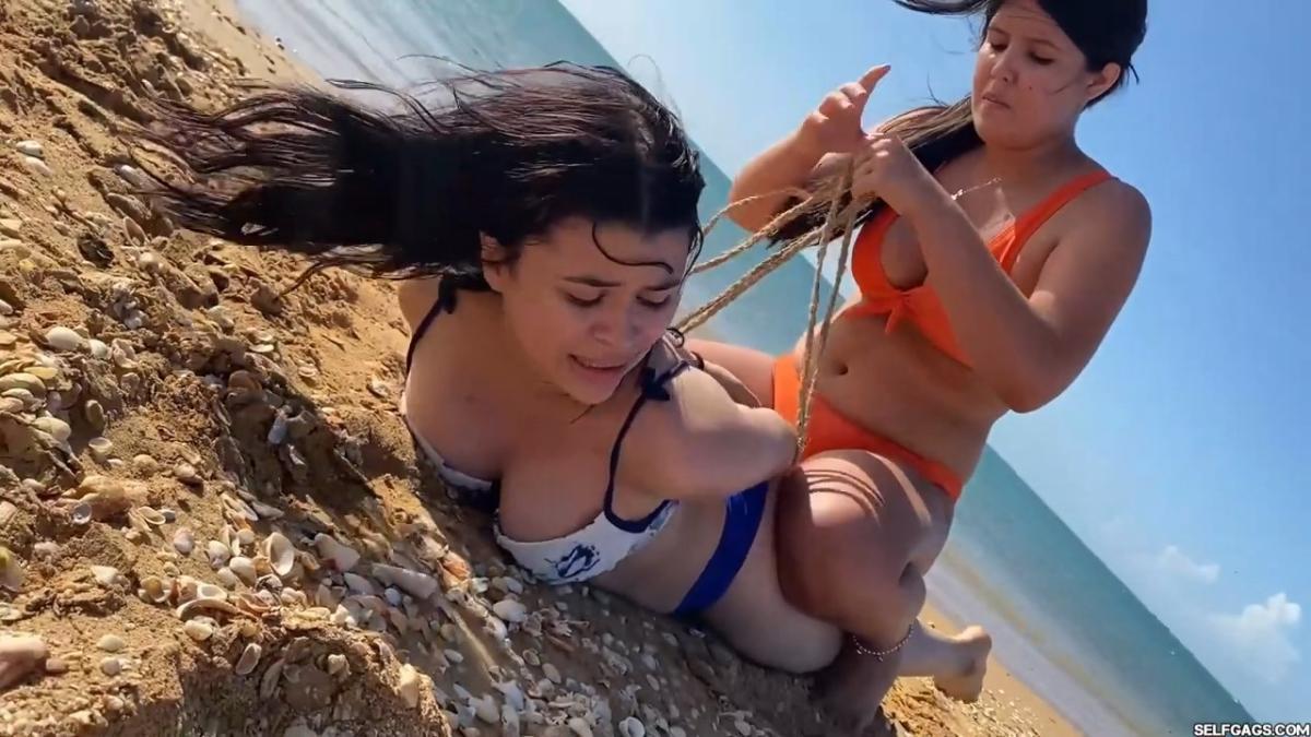 Beach-Girl-Hogtied-In-The-Shallows-1