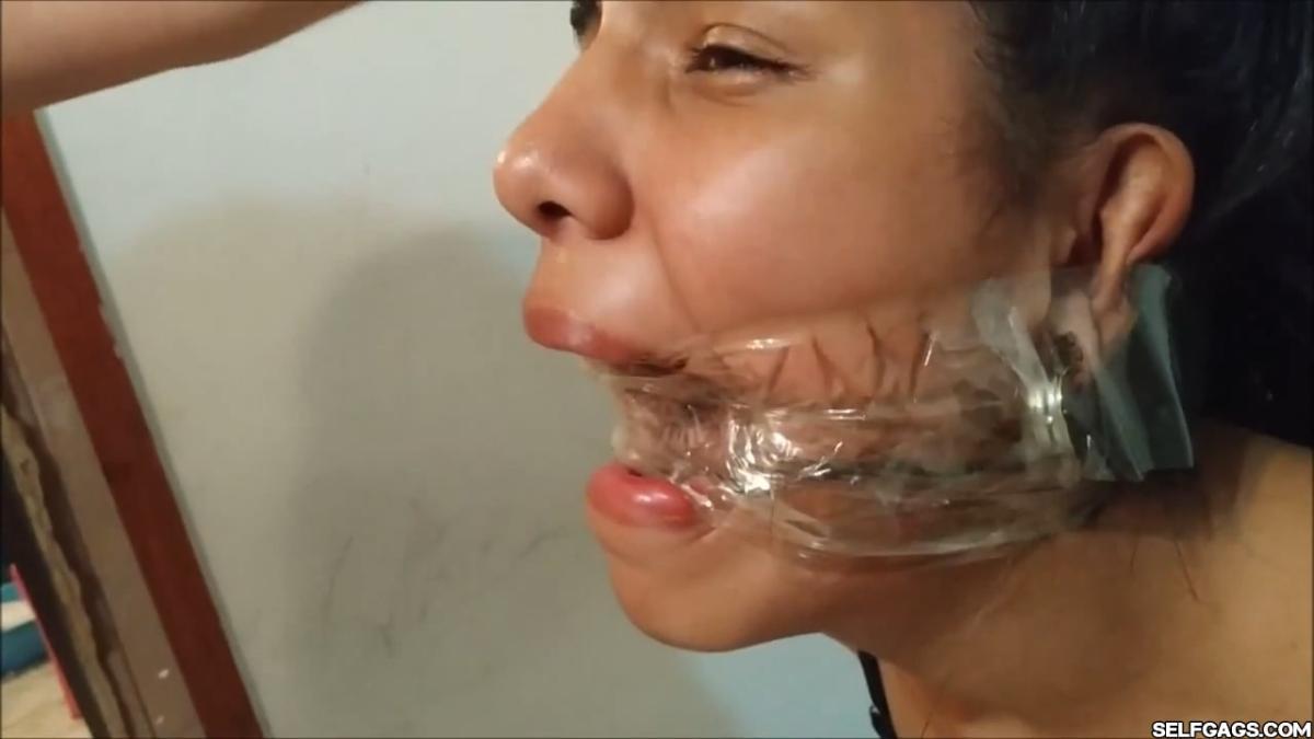 Cleave Gagged Girl Hogtied And Crying