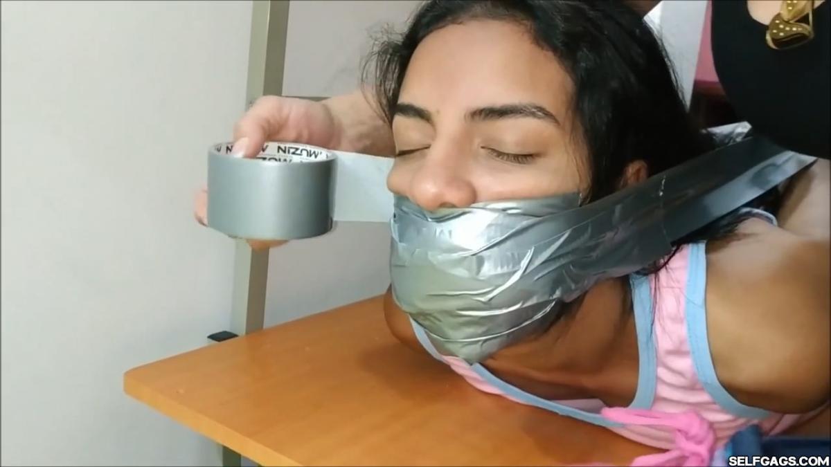 Cute-Babysitter-Hogtied-With-Shoe-Tied-To-Her-Face-33