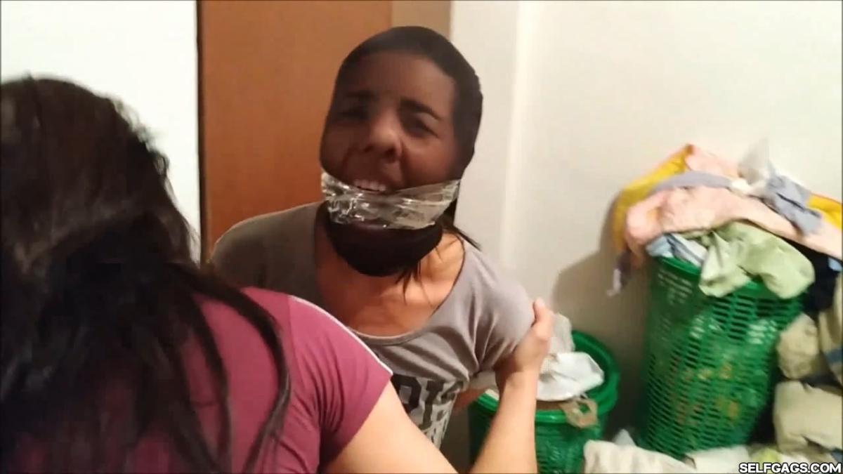 Cute Barefoot Girl Fucked Up With Pantyhose Bondage In Extremely Strict Hogtie