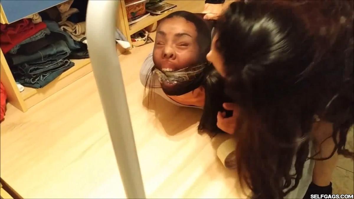 Cute Barefoot Girl Fucked Up With Pantyhose Bondage In Extremely Strict Hogtie