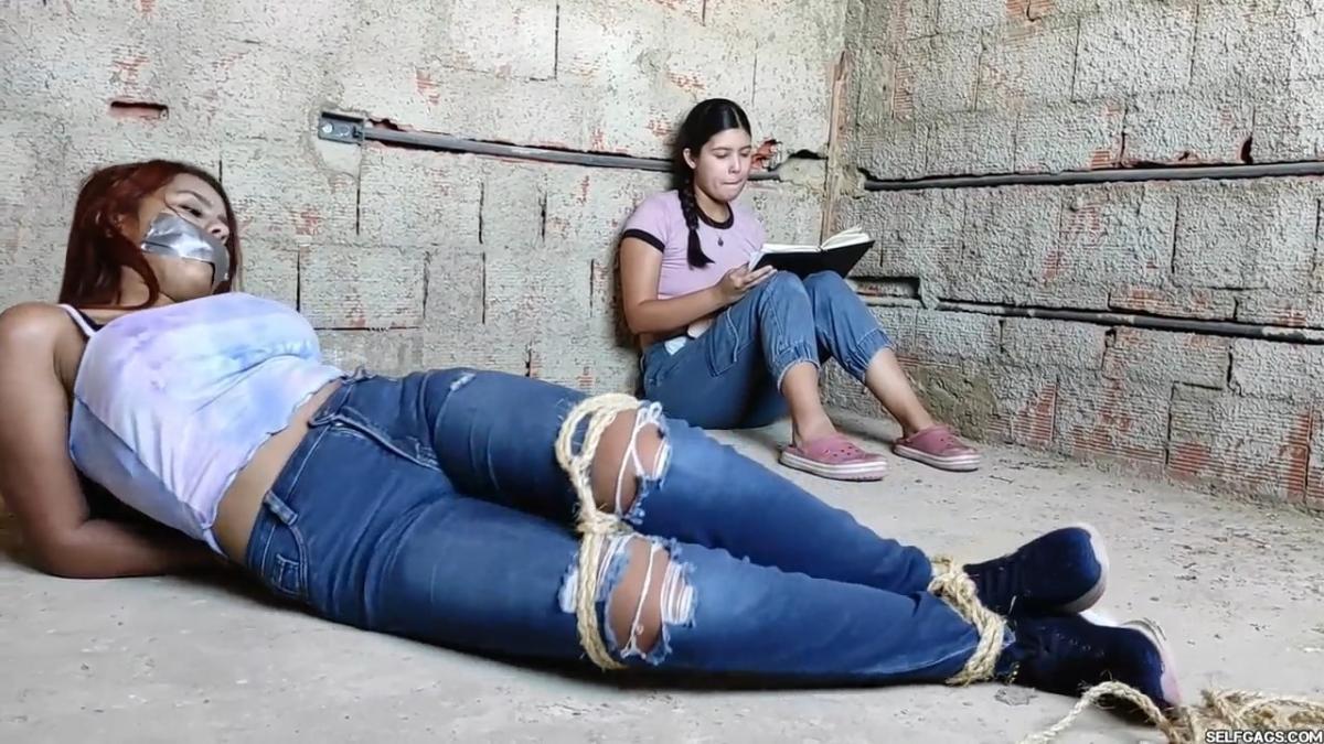 Hot-Study-Buddy-Hogtied-Barefoot-And-Left-Tape-Gagged-And-Helpless-In-An-Old-Prison-68