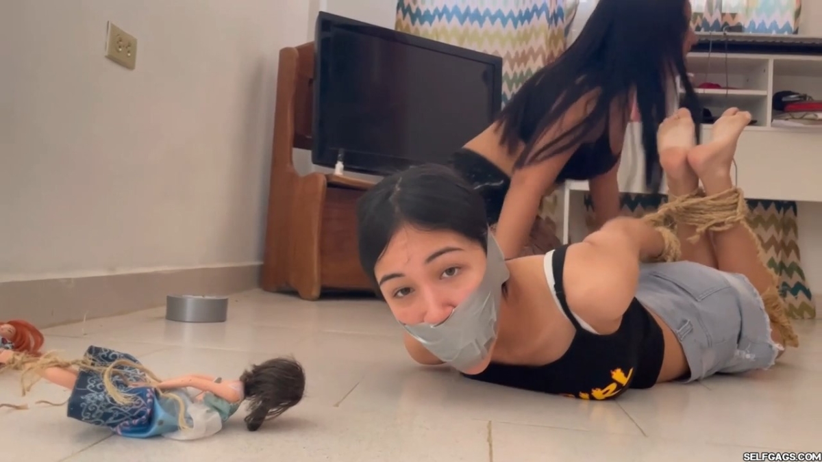 18-year-old girl bound and gagged by kinky witch