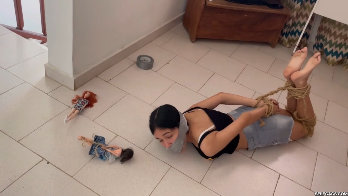 18-year-old girl bound and gagged by kinky witch
