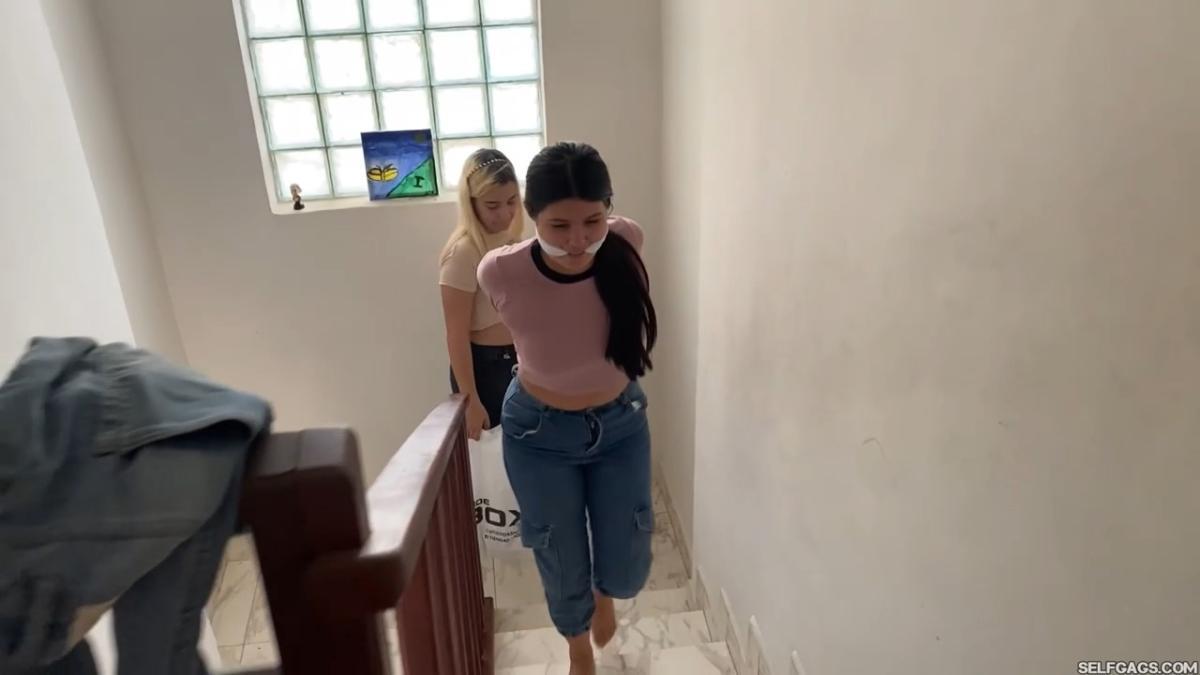 Lesbian-Bondage-Girl-Gagged-And-Hogtied-By-New-Neighbor-7