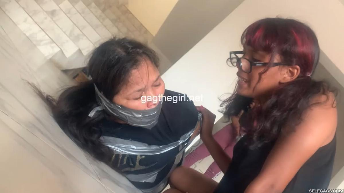Nanny bound and gagged