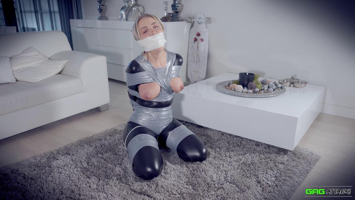 Topless-Blonde-Frogtied-And-Heavily-Gagged-24