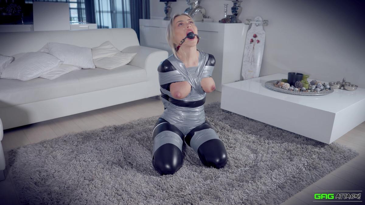 Topless-Blonde-Frogtied-And-Heavily-Gagged-8