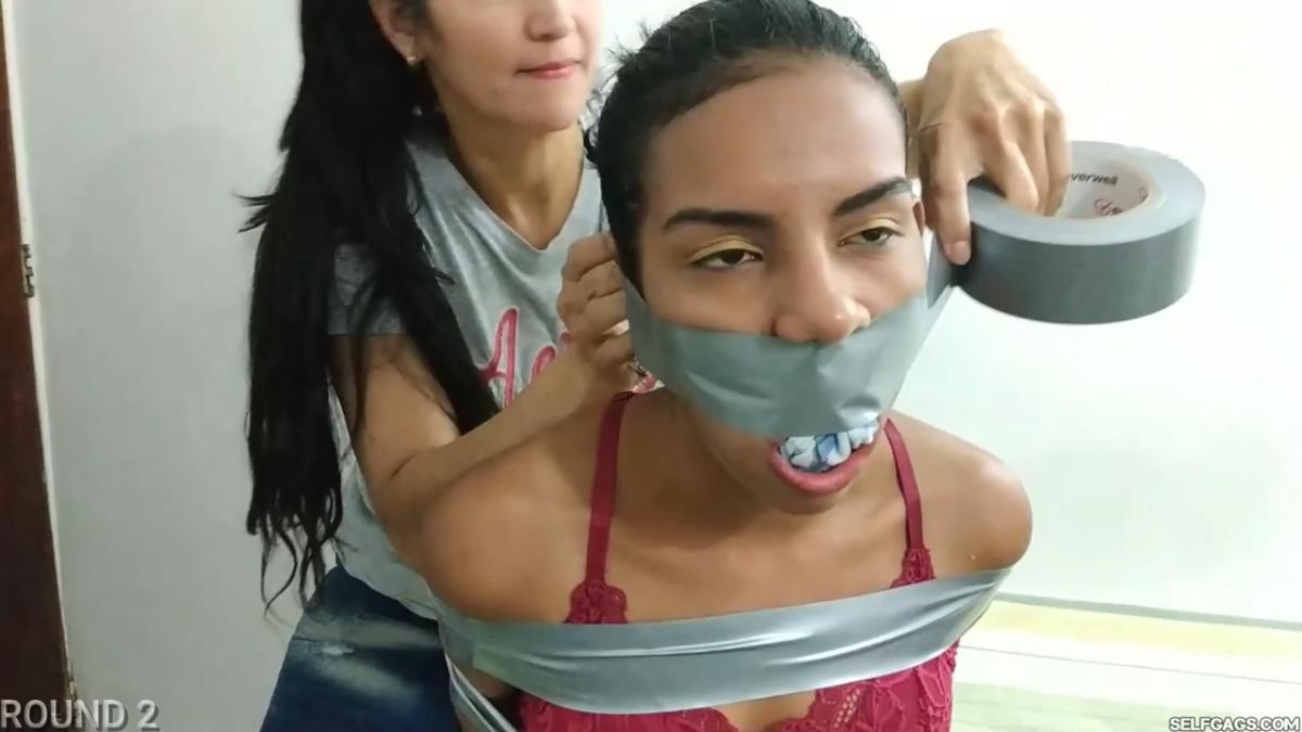 Two-Bondage-Girls-Gagged-In-Multiple-Ways-13