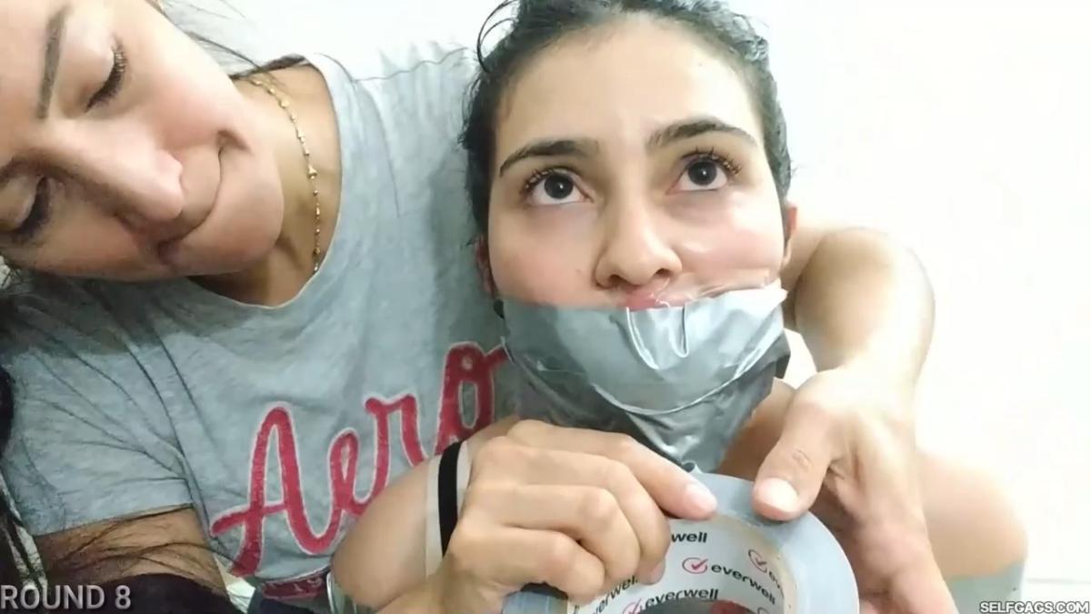 Two-Bondage-Girls-Gagged-In-Multiple-Ways-26