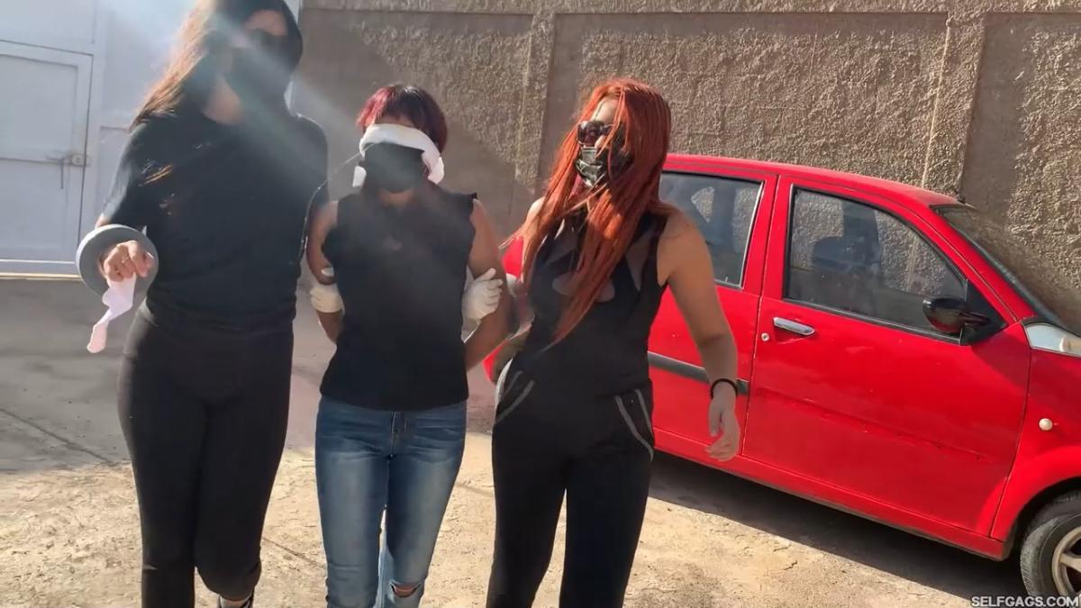 18-year-old girl tied up and gagged by government women