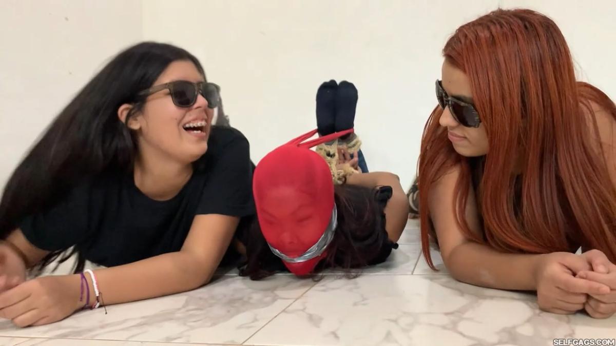 18-year-old girl tied up and gagged by government women