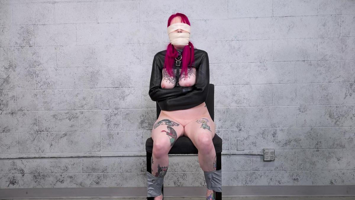 Wrap-Gagged-In-Leather-Straitjacket-17