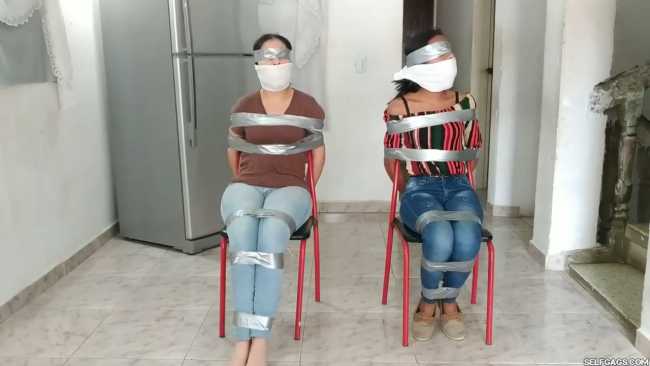 Arguing-Girls-Bound-And-Gagged-By-Two-Women-14