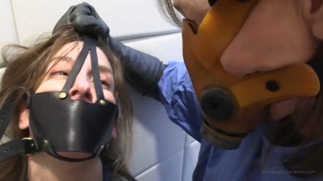 Couple-Straitjacketed-Muzzled-in-Padded-Cell-Torment-Elise-Graves-Bondage-Liberation-7