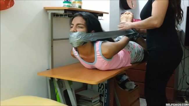 Cute-Babysitter-Hogtied-With-Shoe-Tied-To-Her-Face-28