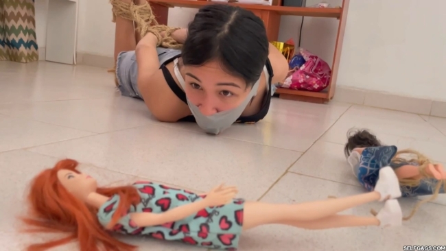 18-year-old girl bound and gagged by kinky witch