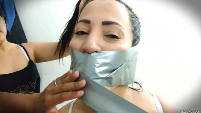 Mom bound and gagged by daughter