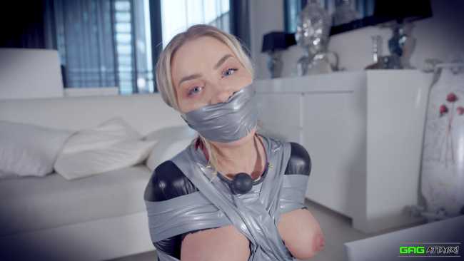 Topless-Blonde-Frogtied-And-Heavily-Gagged-18