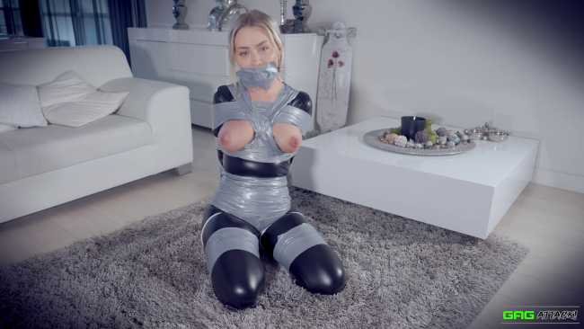 Topless-Blonde-Frogtied-And-Heavily-Gagged-9