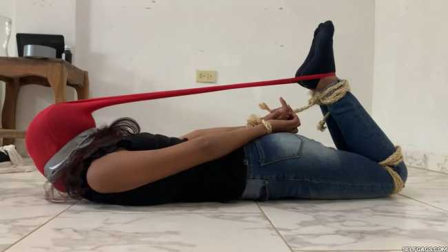 18-year-old girl tied up and gagged by government women