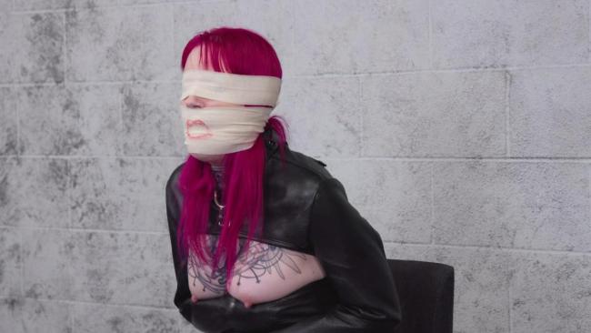 Wrap-Gagged-In-Leather-Straitjacket-34